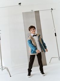 Ветровка Колор блок "Сафари/Деним" 7+