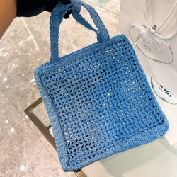 Prada Crochet Tote Bag 38 cm