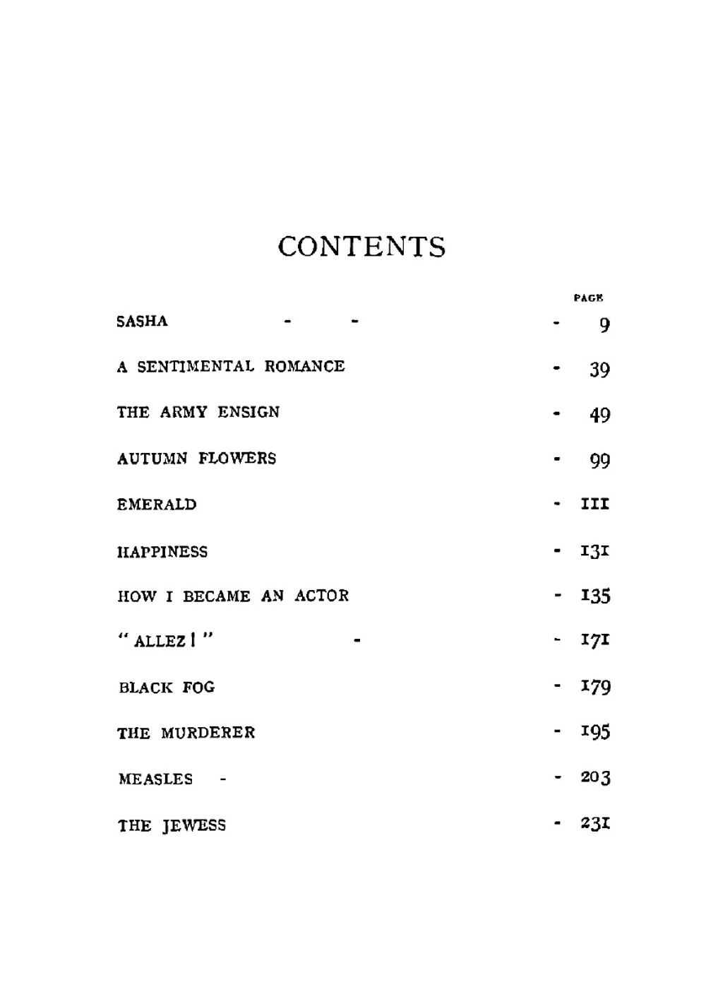 Sasha | Aleksandr Ivanovich Kuprin