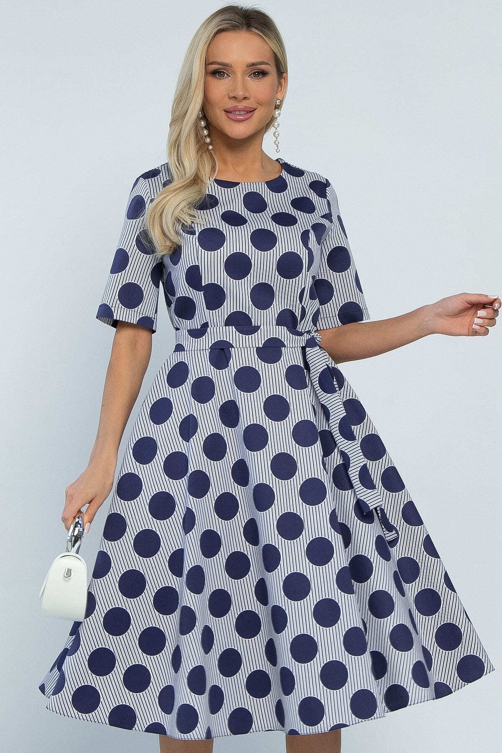 Платье Стиляги (голубое) П13418-16М LT Collection