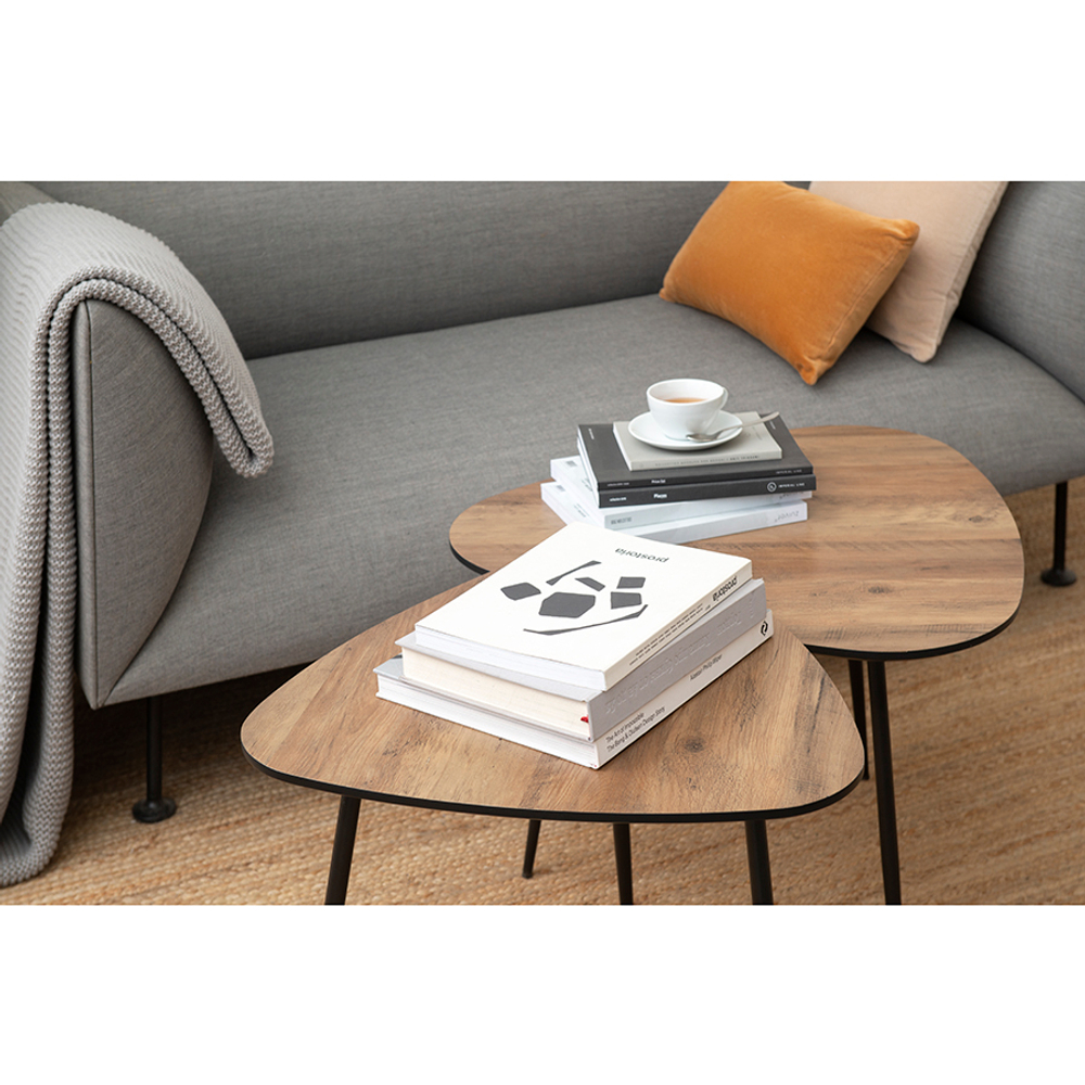 Столик alfie, 65х67х42 см, орех