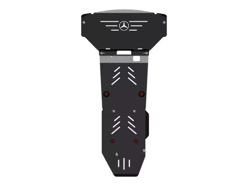 Защита картера и КПП Sheriff для Mercedes Benz ML II (W164) 2005-2011 арт.13.1172