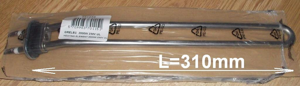 Тэн стиральной машины Аско, Горенье 251260, 251254