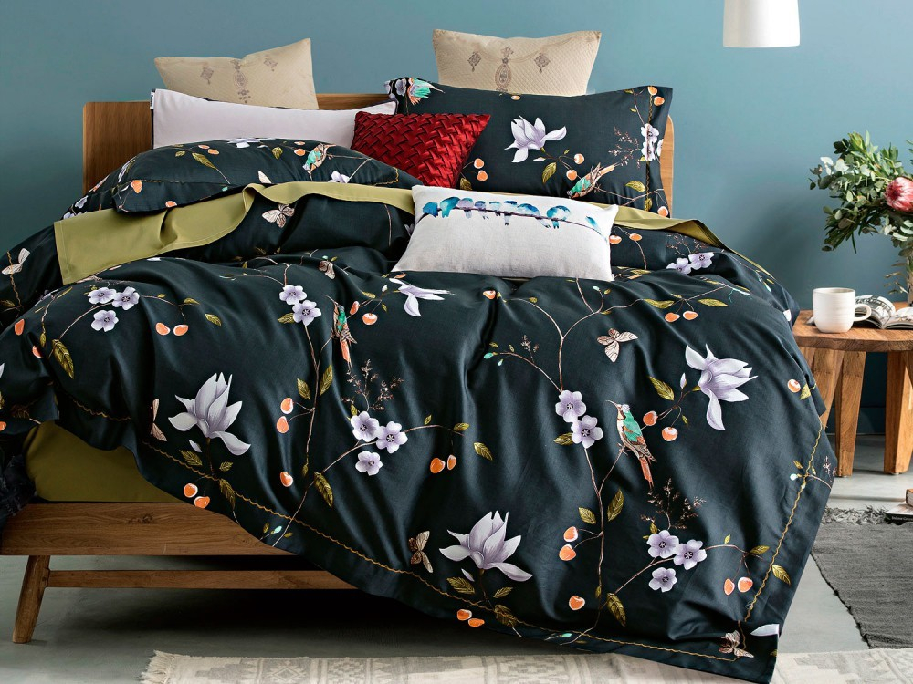 Постельное белье 2 спальное евро Asabella 1379-6