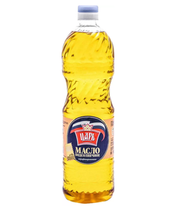 Масло Царь подсолнечное нерафинированное 1 л