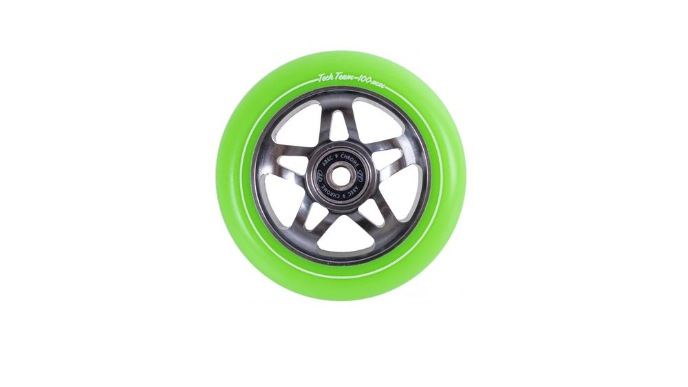 Колесо для самоката X-Treme 100*24мм 5 SH green