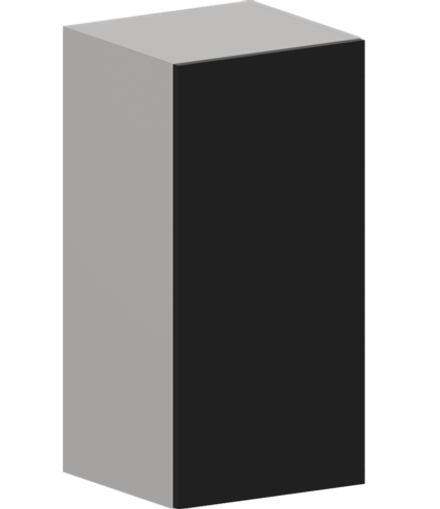 Кухня Модуль ШВ 250 Графит / Черный матовый