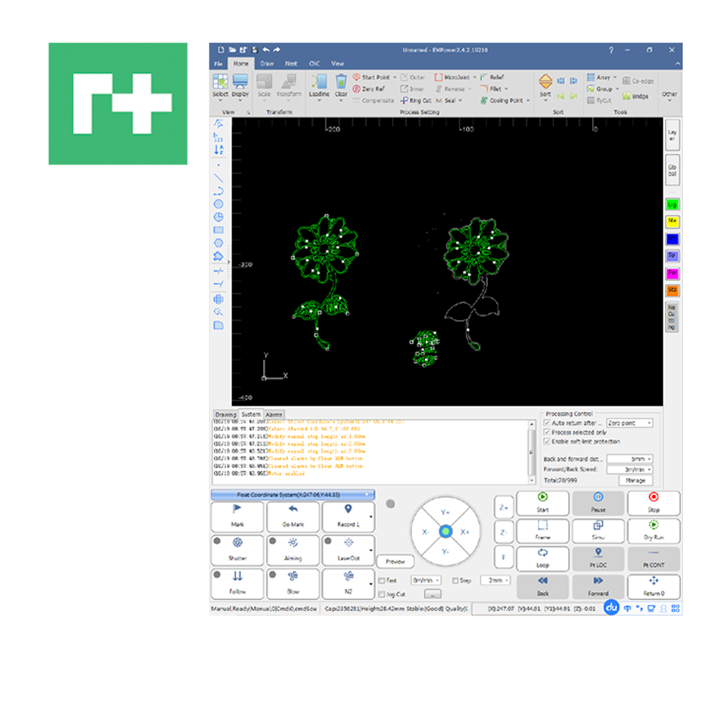 Станок лазерной резки EMP 8080 3кВт