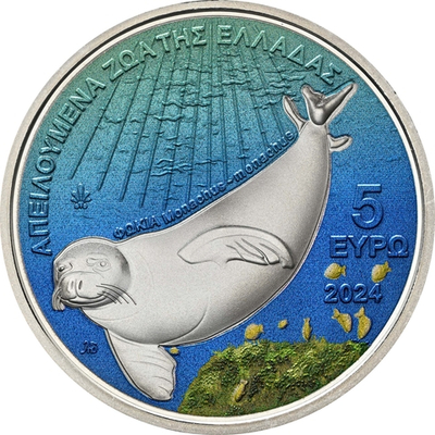 ГРЕЦИЯ, 2024, 5 ЕВРО [СЕРЕБРО] [PROOF]