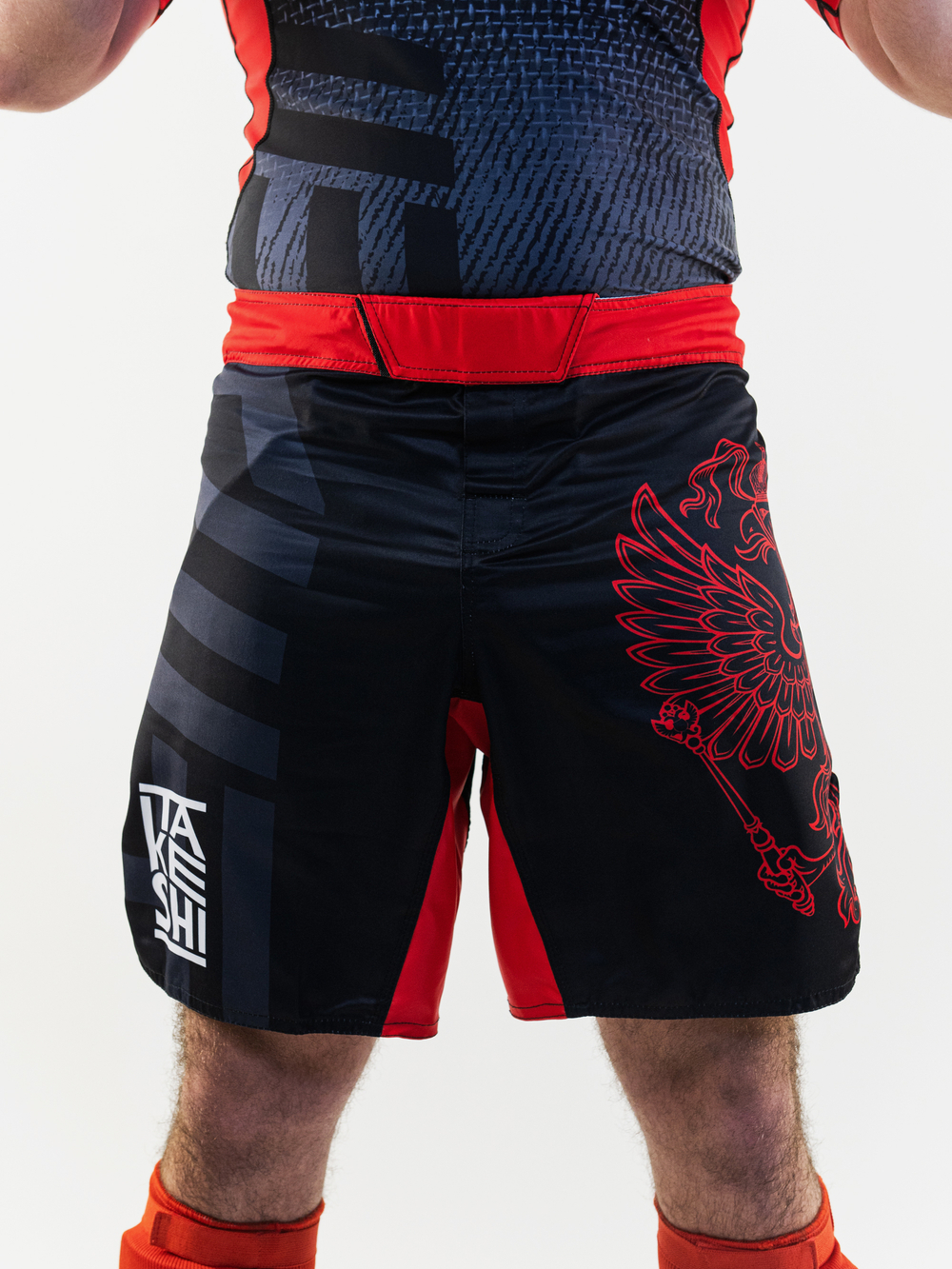Шорты Такеши Союз ММА Red (  красный)