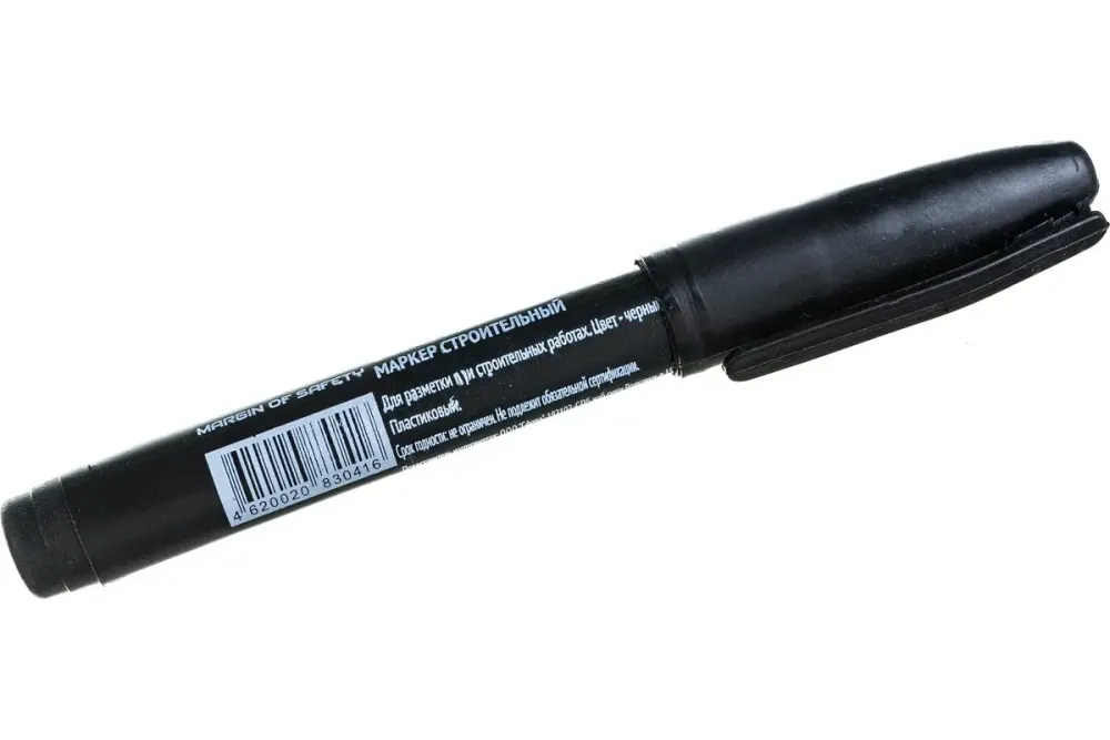 04367М Маркер перманентный строительный, черный MOS