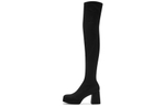 CHARLES&KEITH PU Over the knee Boots 8cm Women"s