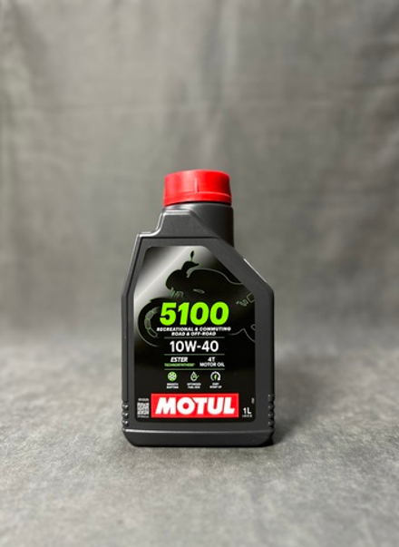Масло Motul 5100 10W40 4T моторное, полусинтетическое, 1 литр