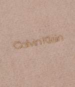 двусторонний хлопковый шаль Calvin Klein - коричневый(K60K611111)