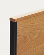 Taiana Изголовье из шпона дуба со стальными ножками 160 см