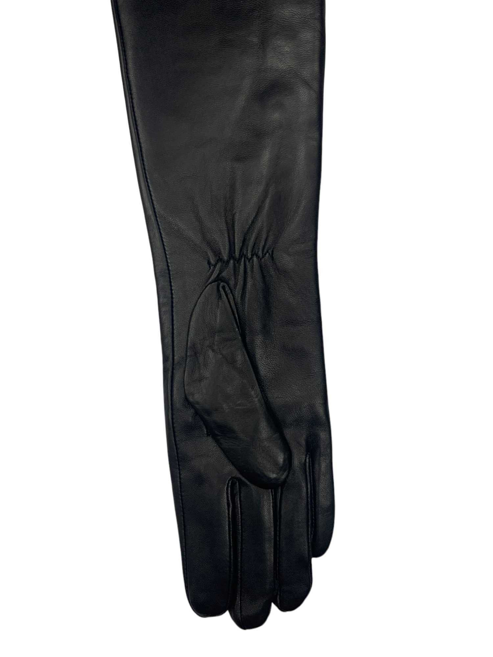 Перчатки. Женские. Материал верха: Кожаные. Подклад: Трикотаж-шерсть. Длинные. Длина 50 см. 5 шт в упаковке.