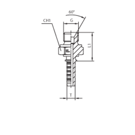 Фитинг DN 38 BSP (Ш) 2
