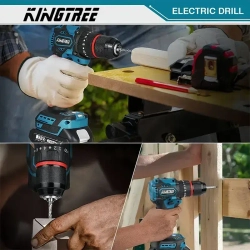 KingTree Шуруповерт, 18 В, 1 АКБ