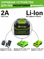 Аккумулятор Greenworks High Power G40HP5, 40V, 5 Ач, 2958607