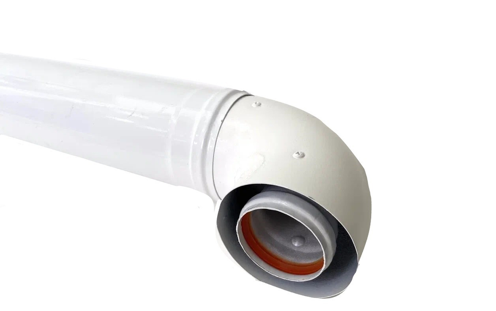 Комплект коаксиального дымохода 60/100 САРМАТ АНТИЛЕД Универс. (кроме immergas,navien Deluxe 75/100)