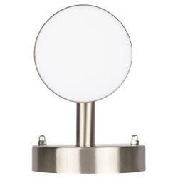 Светильник декоративный настенный ЭРА WL17 под лампу E27 IP44 хром/белый | Настенная подсветка