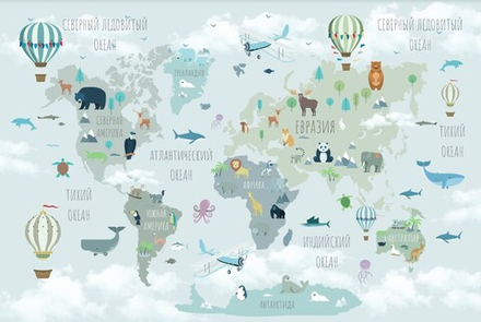 Карта мира №22