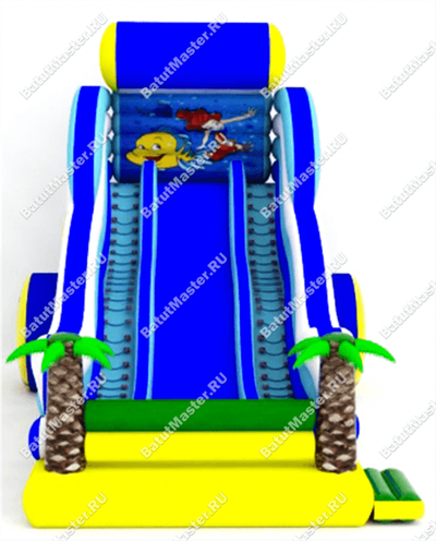 Надувной батут "Водопад Игуасу" 12*7*10 м