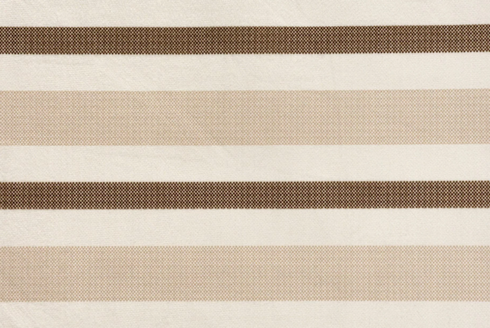 CLASSIC STRIPE 1 мебельный велюр, рисунок полоска, белый коричневый, 1,4 м