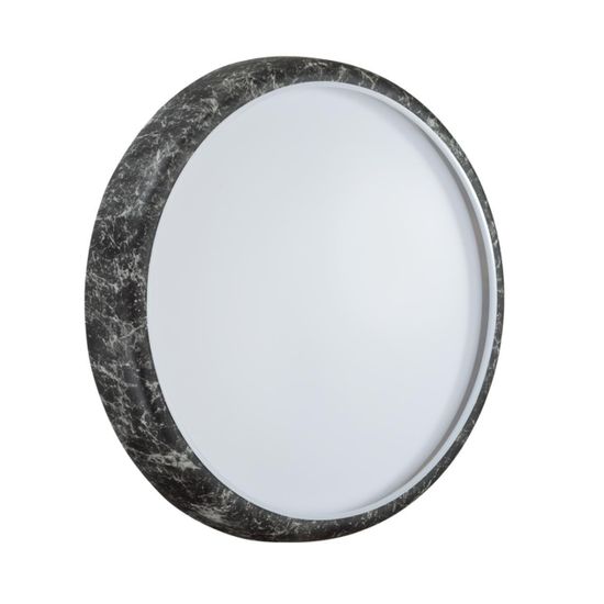 7639/DL COLOR SN 137 Светильник пластик/черн. мрамор LED 48Вт 4000K D410 IP43 MRAMO BLACK