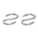 Крючки навесные универсальные маленькие 2шт хром LIDER Турция