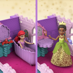 Disney Princess - Карета принцессы Замок 2-в-1 набор + кукла HWX17 / артикул   HWX17  / GTIN 194735222766