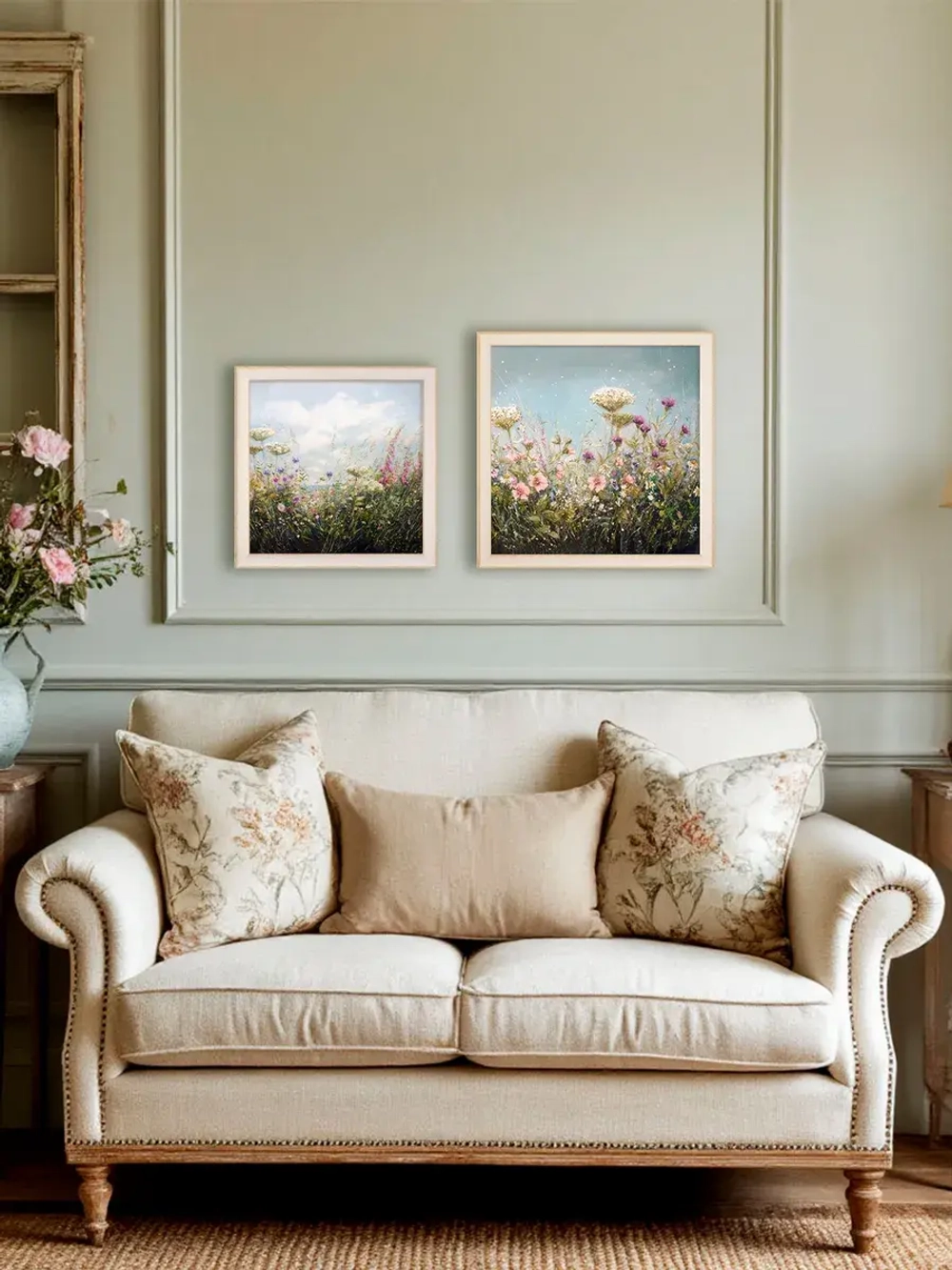 Картина на стену интерьерная на холсте 44х44 см