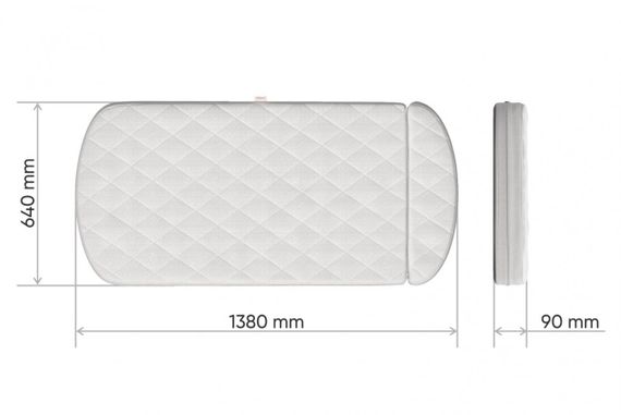 Кровать-трансформер Ellipse Kidi Soft Розовая