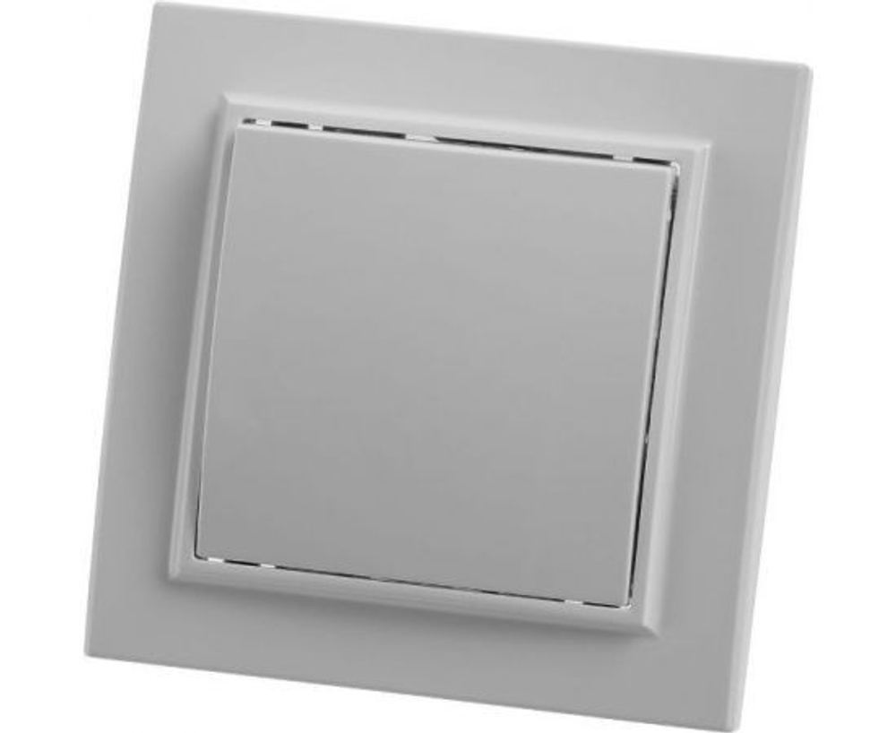 Выключатель одноклавишный / Выключатель встраиваемый 250В 10А, белый, Эрна с рамкой Stekker PSW10-9003-01 39043