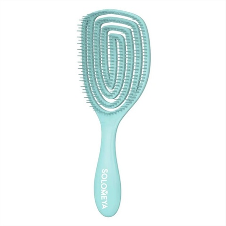 SOLOMEYA Расческа для сухих и влажных волос АРОМАТ ЖАСМИНА Solomeya Wet Detangler Brush Oval Jasmine, 1 шт.