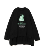 UNDERCOVER x BRIGITTE TANAKA ТОЛСТОВКА ЧЕРНАЯ PHARMACIE