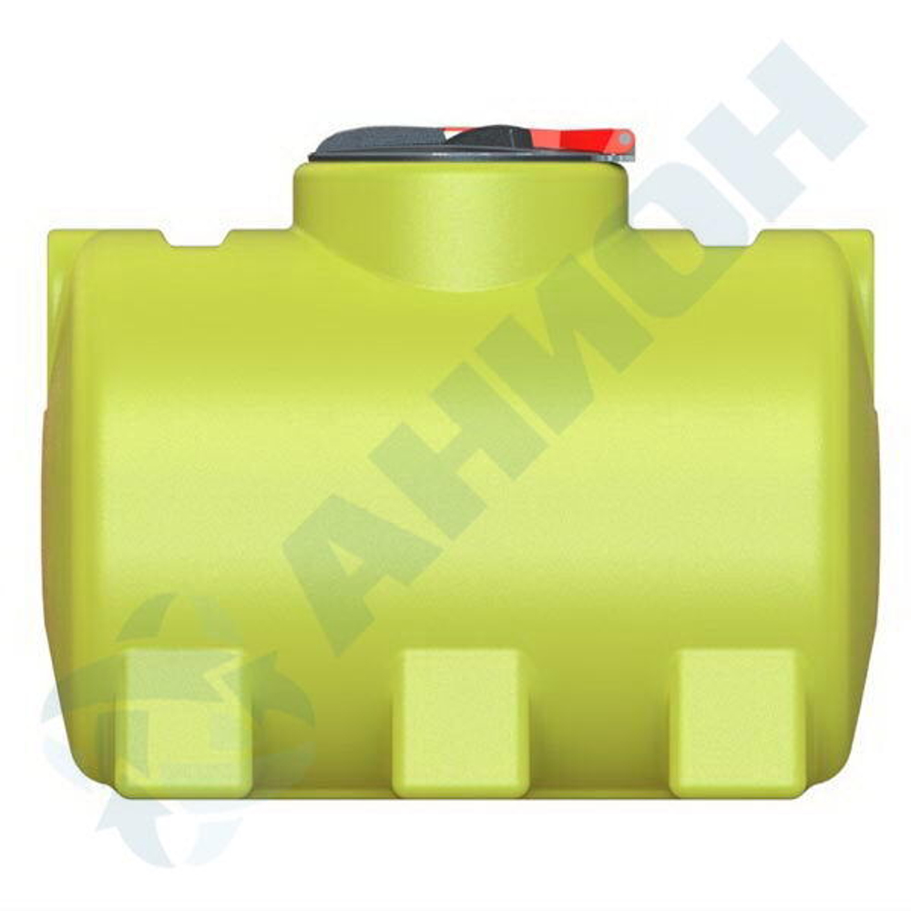 Емкость 300 л МН с откидной крышкой с  клапаном Анион 300 л. горизонтальная (1000x610x810см;желтый) - арт.559541