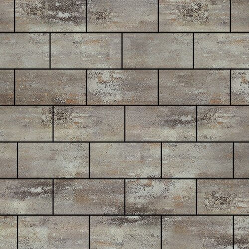 Тротуарная плитка Грас, 80 мм, ColorMix Берилл, гладкая