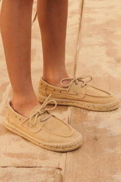 ZARA ЗАМШЕВЫЕ ЛОФЕРЫ, ПЕСОЧНО-КОРИЧНЕВЫЙ