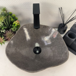 Раковина из речного камня RS-64991 40*36*15 0860