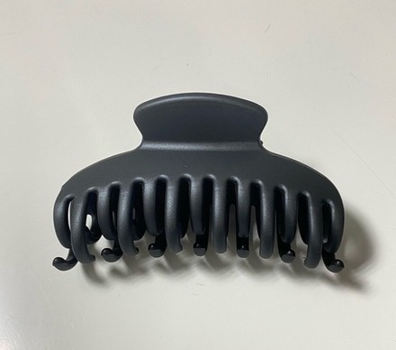 Краб для волос "Двойной зуб" классический, 8 см, цвета МИКС