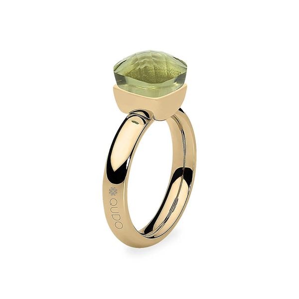 Кольцо Qudo FIRENZE 19 (G) Olivine 107001/40-4906 19 размер 19