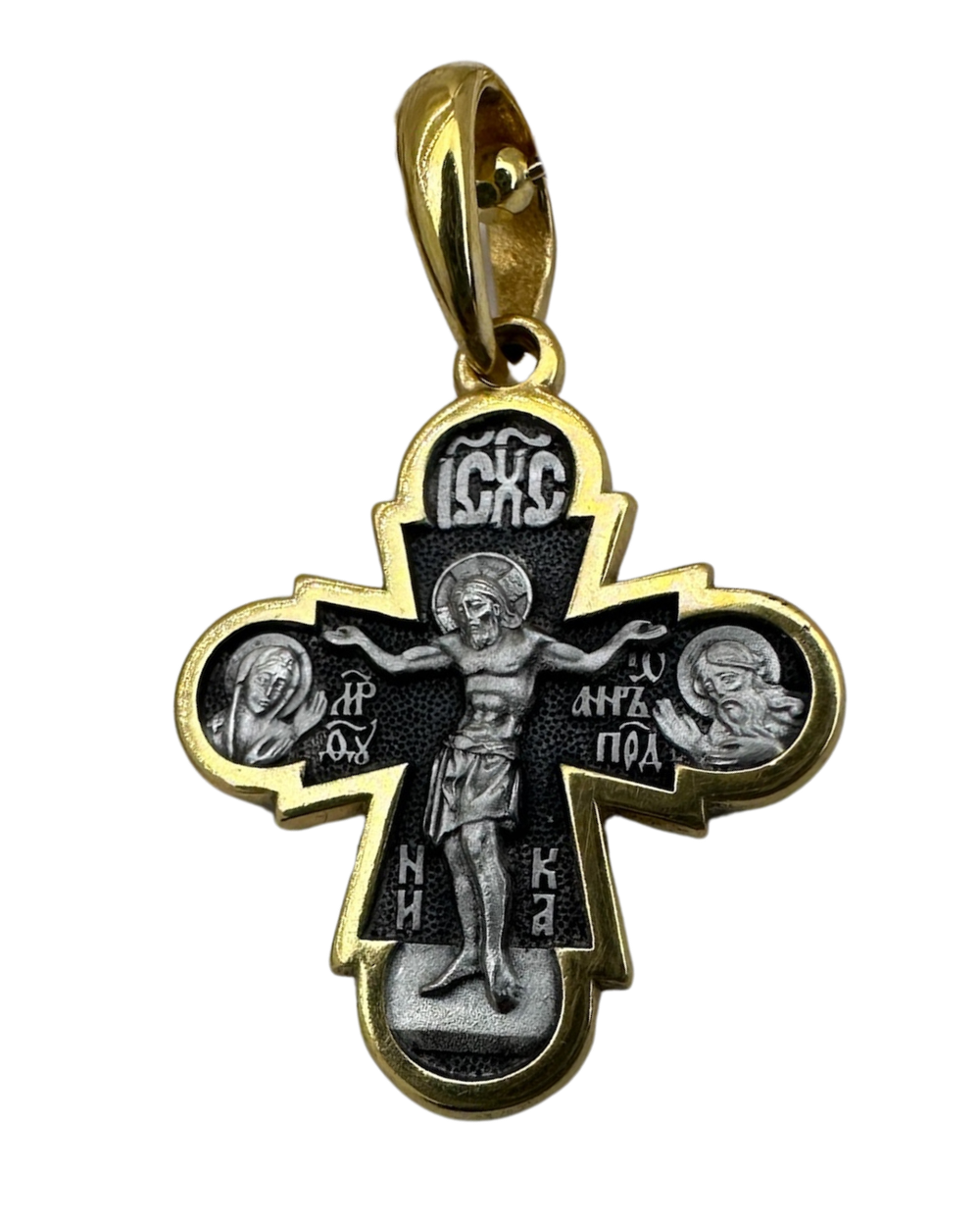 Крест «Распятие.Икона Божией Матери «Покров»