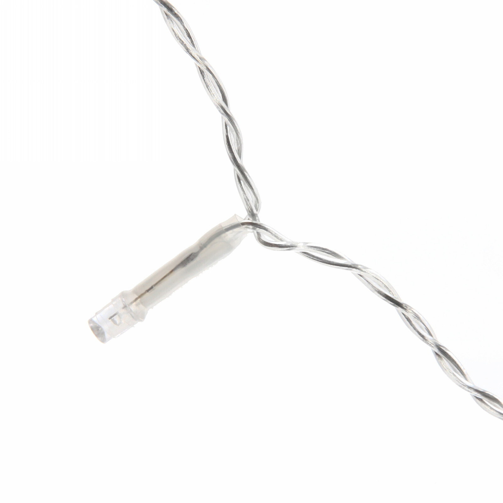 Гирлянда для улицы ЗАНАВЕС ш1,5* в2,5 м 360 ламп LED, прозрач.пров, 8 реж.,IP-54, Желтый (возможность соединения)