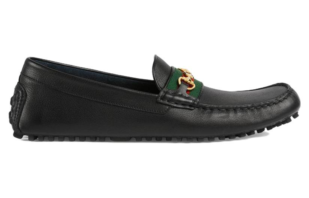 Gucci Driver "Horsebit - Black Green Red"