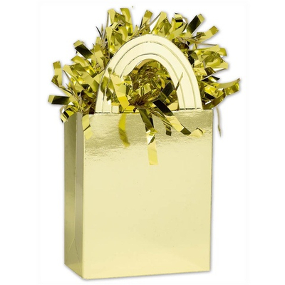 Грузик д/шара Сумочка золотой 160гр