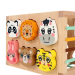 Развивающая игрушка деревянная Сортер кубик, коробка C-41818