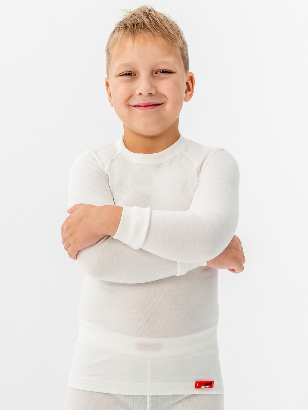 Футболка детская термо унисекс белый