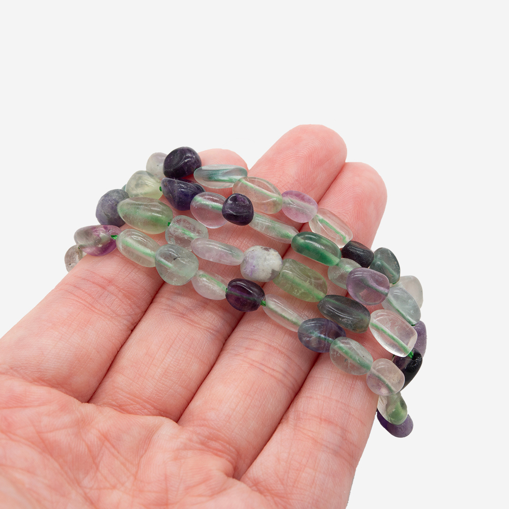 Флюорит натуральный, фриформ, 6-12мм