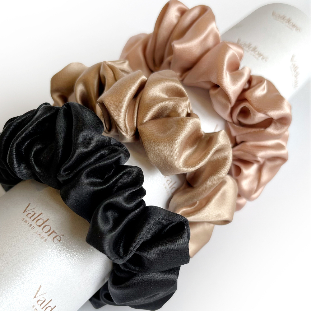 VALDORE SILK SCRUNCHIES